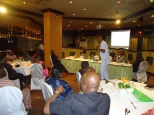 Speaking at Sheraton Hotel