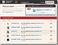 Loyalty Program Leader Board